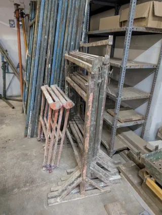 Caballetes telescópicos