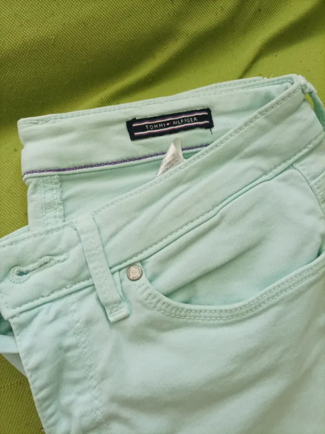 Tommy Hilfiger Jeans Verde- turquesa muito clara