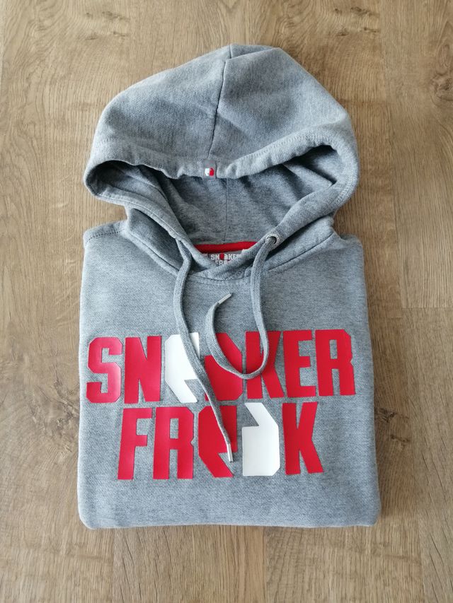 Felpa con cappuccio grigia Sneaker Freak