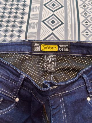 Pantalón de moto Moore azul talla L