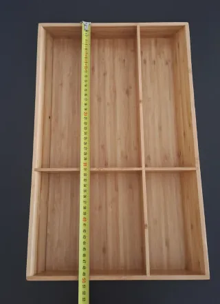 Bandeja Cubiertos Bambú Variera Ikea