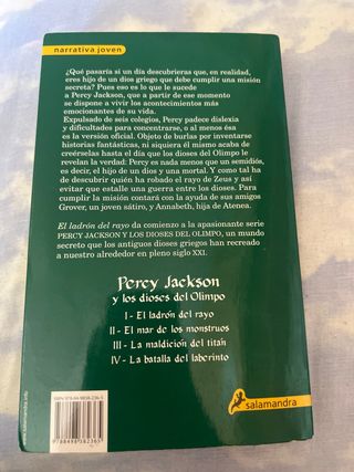 El ladrón del rayo (Percy Jackson y los dioses ...