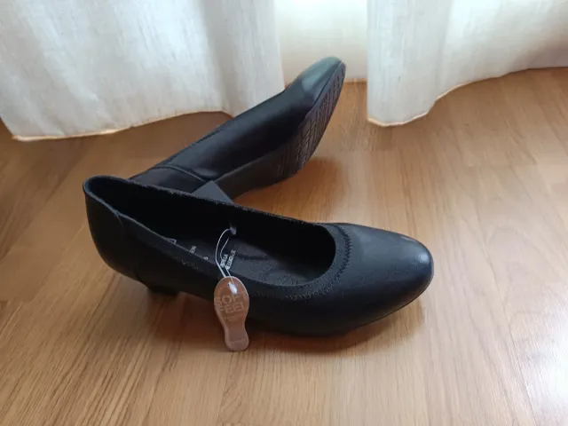 Tacones negros acolchados Soft Feel