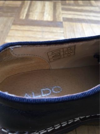 Zapatos Oxford Piel Azul Marino