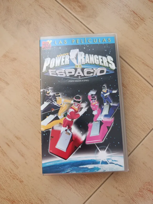 VHS Power Rangers en el Espacio