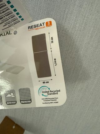 DOS Cojín tumbona NATERIAL sin estrenar