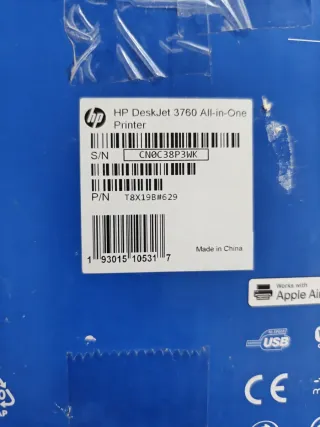 Impresora HP DeskJet 3760 Multifunción