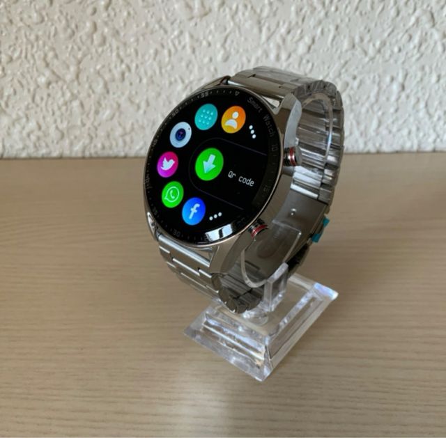 Reloj Inteligente Hombre Plata