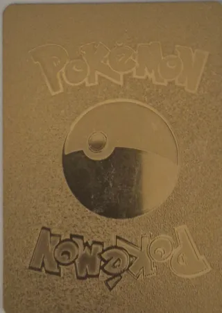 Cartas Pokémon Dorada