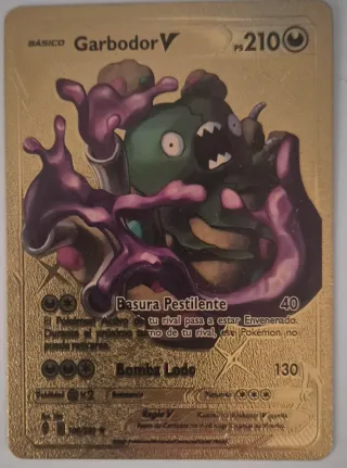 Cartas Pokémon Dorada