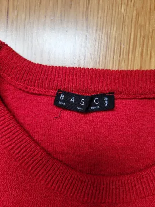 Jersey Rojo Stradivarius Talla S