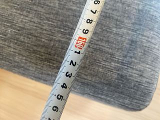 Sofá chaise longue gris tela grande