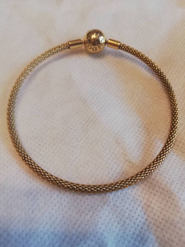 Pulsera Malla Pandora Moments Oro