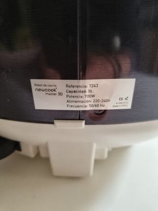 Robot de cocina Newcook Master 3D