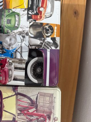 2 Cajas Metálicas Decorativas Vintage