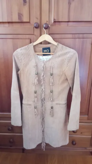 Chaqueta ante MO beige