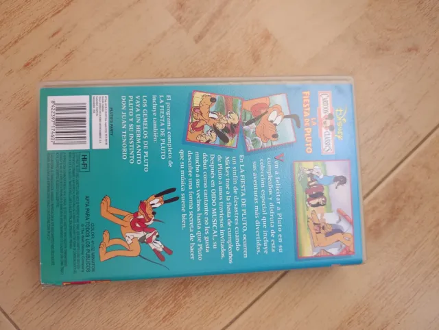 Película VHS Disney La Fiesta de Pluto