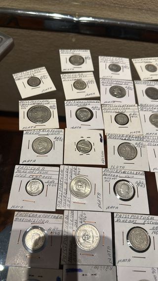 Lote de Monedas de Plata casi 80 monedas