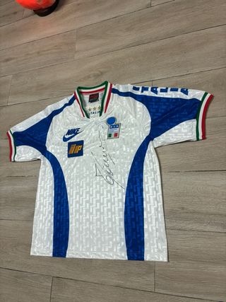 Maglia Italia Anni 90 Firmata Cannavaro Nike
