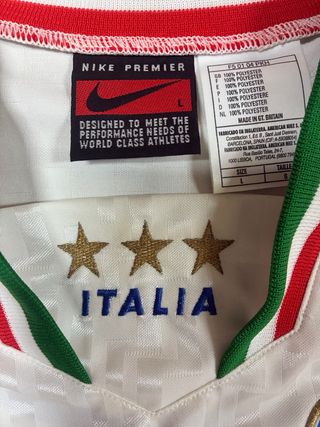 Maglia Italia Anni 90 Firmata Cannavaro Nike