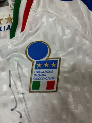 Maglia Italia Anni 90 Firmata Cannavaro Nike