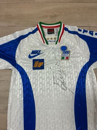 Maglia Italia Anni 90 Firmata Cannavaro Nike