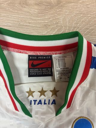 Maglia Italia Anni 90 Firmata Cannavaro Nike