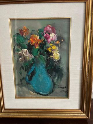 Dipinto Fiori su tela di Piccoli