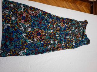 Vestido estampado multicolor