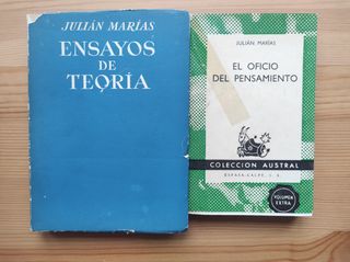 Pack 2 libros Julián Marías