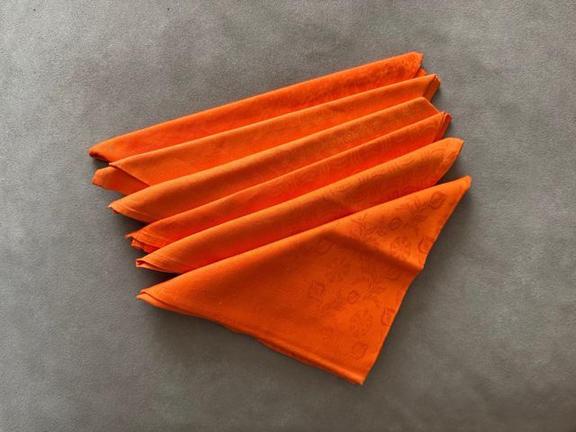 Pack 6 Servilletas Zara Home Naranja