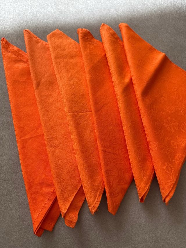 Pack 6 Servilletas Zara Home Naranja