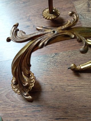 Bracci lampadario in metallo, scheletro