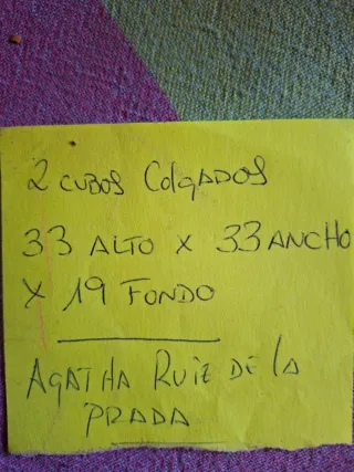 2 Cubos Estantería Agatha Ruiz de la Prada