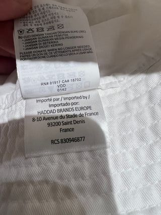 Gorro bucket Jordan blanco YOUTH