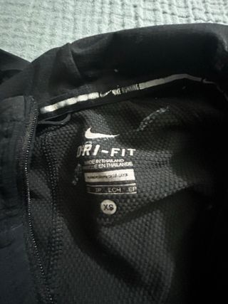 Chaqueta Chándal Nike Negro con Capucha dri fit