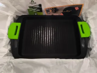 Plancha Grill BRA Prior con asas de silicona