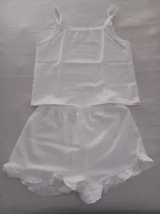 Pijama de tirantes blanco mujer nuevo