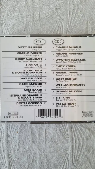 CDs Jazz Modern Fusion Bebop Colección Oro