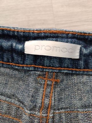 Minifalda Vaquera Mujer Azul