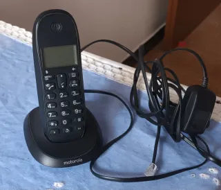 Teléfono Inalámbrico Motorola Negro