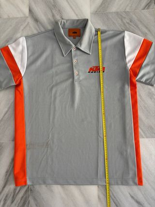 Polo KTM Racing Gris Naranja Talla L