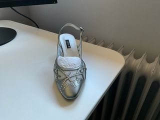 Zapatos fiesta color plata