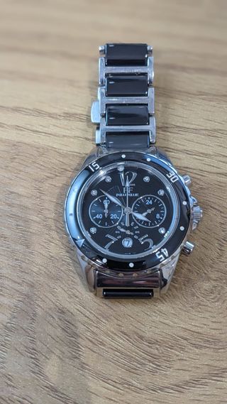 Reloj Folli Follie Sport Chic Unisex Negro/Plata