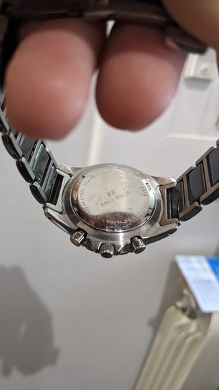 Reloj Folli Follie Sport Chic Unisex Negro/Plata