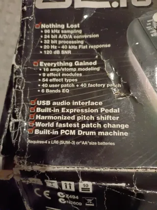 Pedaliera per effetti per chitarra Zoom G2.1U