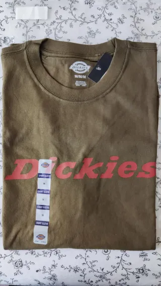 Camiseta Dickies USA M Hombre Verde Oliva nueva