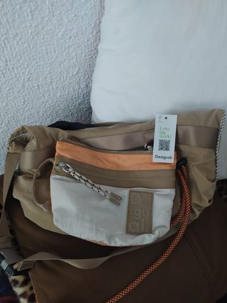 Bolso Desigual Grande Vaquero Patchwork