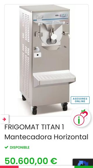 Mantecadora Frigomat Titan 1 