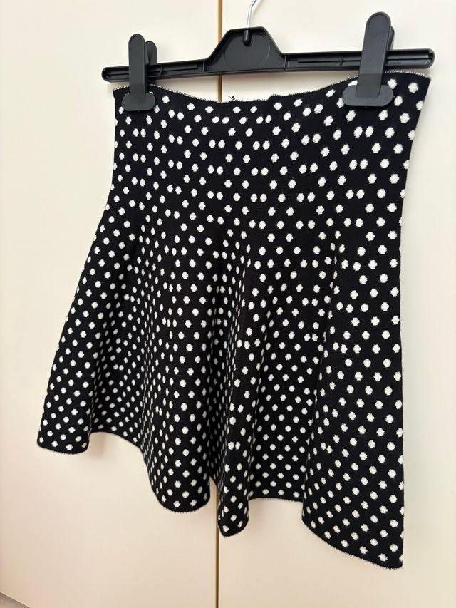 Gonna a pois artigianale - tg XS